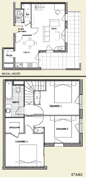 Appartements 4 pièces pour location de vacances